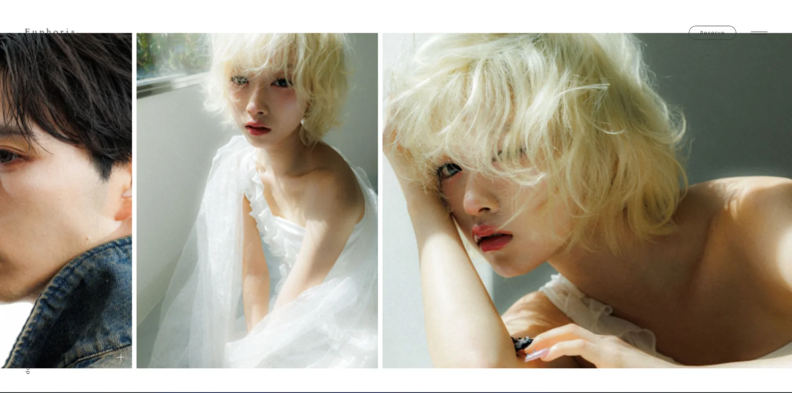 Euphoria ヘアサロン ブランドサイト 1